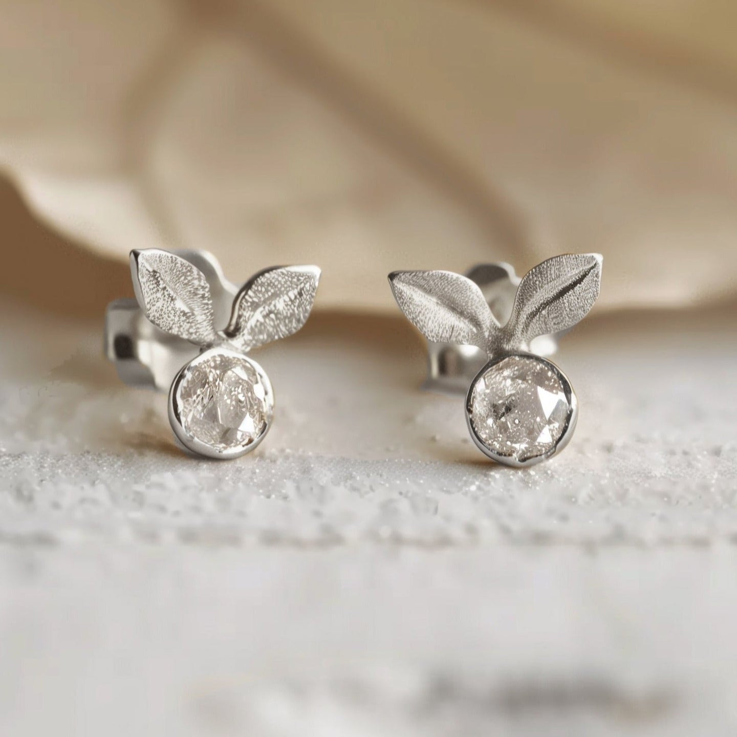 Pepper and diamond Diamond Studs, Diamond Earrings