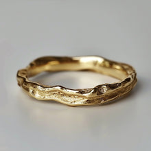 Load image into Gallery viewer, Simple Gold Wedding Band, Simple wide band
