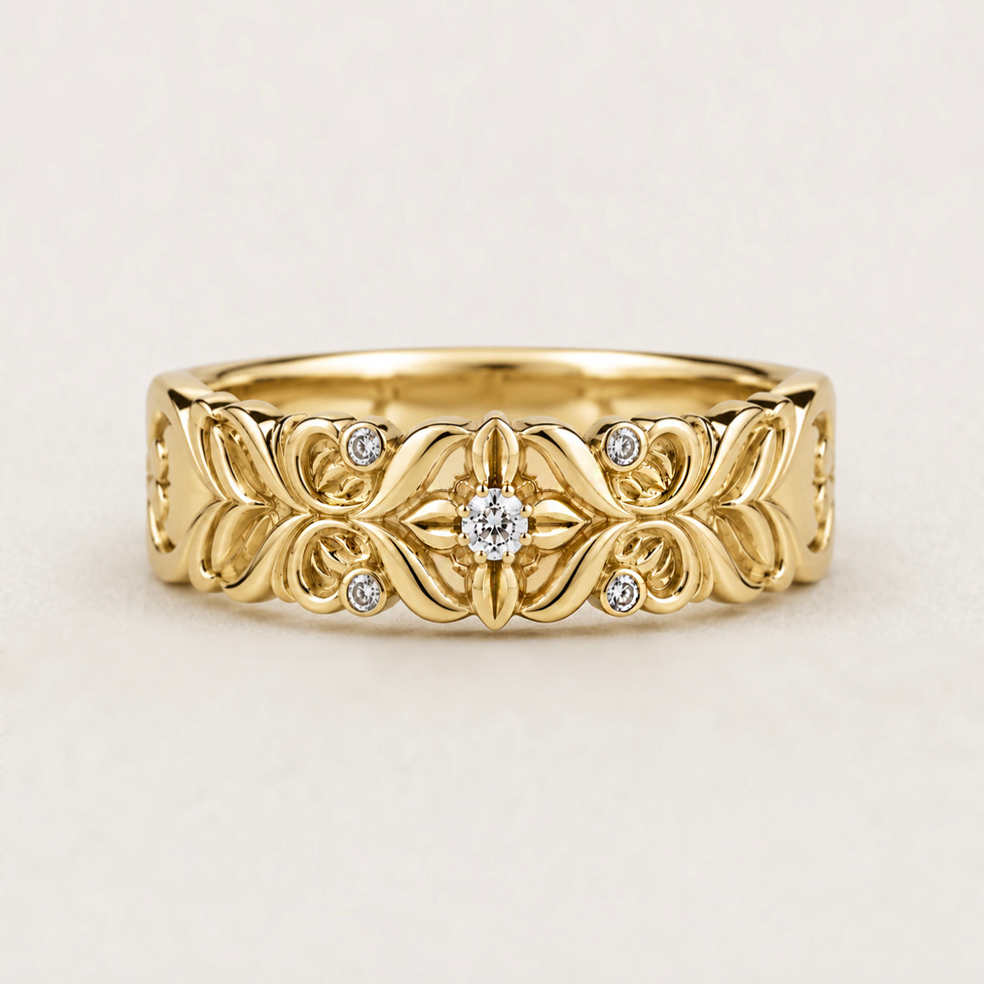 Lumiere Diamond Wedding Band, Diamond Wedding Ring, Wedding Band