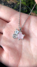 Load image into Gallery viewer, Eternity Rose Quartz Necklace
