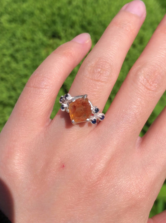 Raw Citrine Rings