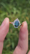 Load and play video in Gallery viewer, Classic Sapphire ring, 14k Sapphire Engagement ring
