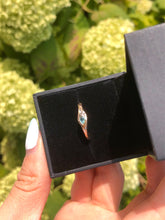 Load image into Gallery viewer, Simple Aquamarine ring, Dainty Ring
