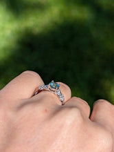 Load image into Gallery viewer, Hidden Valley Sapphire Engagement Ring, Rare Blue Sapphire Engagement Ring
