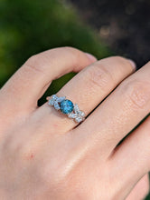 Load image into Gallery viewer, Hidden Valley Sapphire Engagement Ring, Rare Blue Sapphire Engagement Ring
