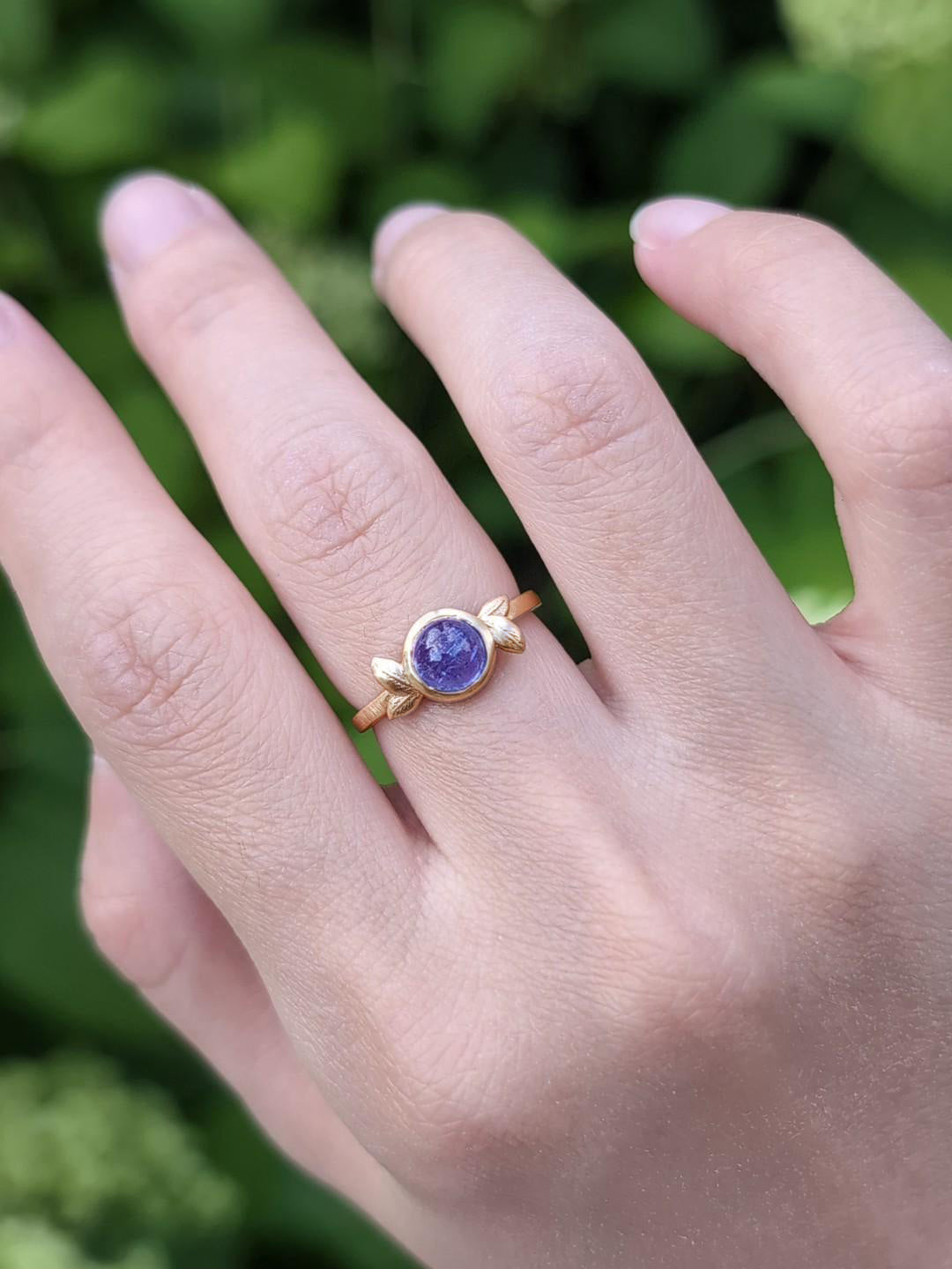 Amethyst Engagement Rings, 14k Gold Amethyst Engagement Ring