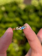Load image into Gallery viewer, Light Blue Sapphire ring, Dainty Blue Sapphire Engagement ring, Engagement Ring
