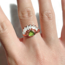 Load image into Gallery viewer, JadedDesignNYC Peridot Engagement Ring
