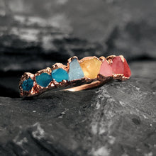 Load image into Gallery viewer, JadedDesignNYC Rainbow Stones Ombre Engagement Ring
