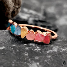 Load image into Gallery viewer, JadedDesignNYC Rainbow Stones Ombre Engagement Ring
