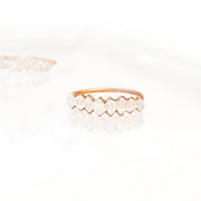 Load image into Gallery viewer, JadedDesignNYC Raw Crystal Engagement Ring, Herkimer Diamond Ring
