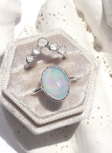Load image into Gallery viewer, JadedDesignNYC Raw Opal Solitary Engagement Ring, Big Raw Opal Engagement Ring

