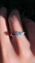 Load image into Gallery viewer, JadedDesignNYC Raw Sapphire Engagement Ring, Raw Multistone  Ring, Tree Branch Ring

