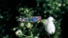 Load image into Gallery viewer, JadedDesignNYC Raw Sapphire Engagement Ring, Raw Multistone  Ring, Tree Branch Ring

