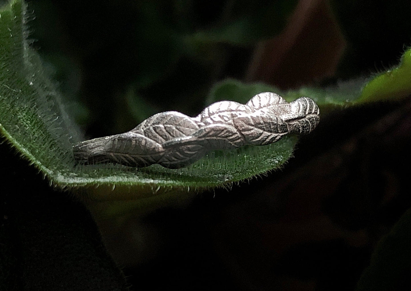 JadedDesignNYC Silver Leaf Ring