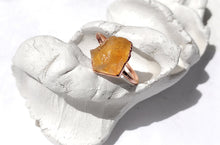 Load image into Gallery viewer, JadedDesignNYC Solitary Citrine Engagement Ring
