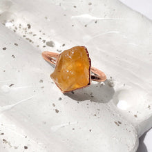 Load image into Gallery viewer, JadedDesignNYC Solitary Citrine Engagement Ring

